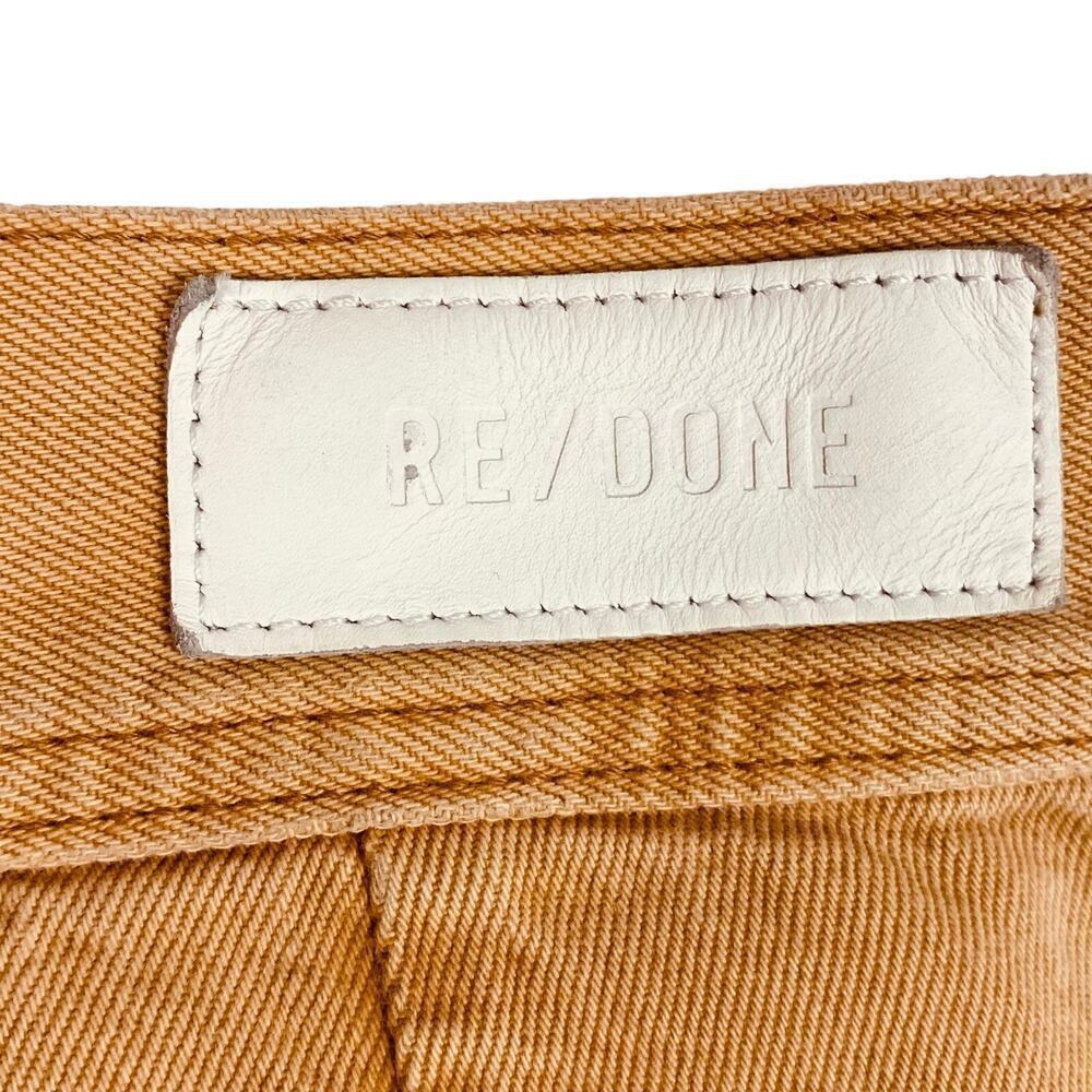RE/DONE Desert Sand Ultra High Rise Stovepipe Jeans Size 28 - Picture 4 of 9